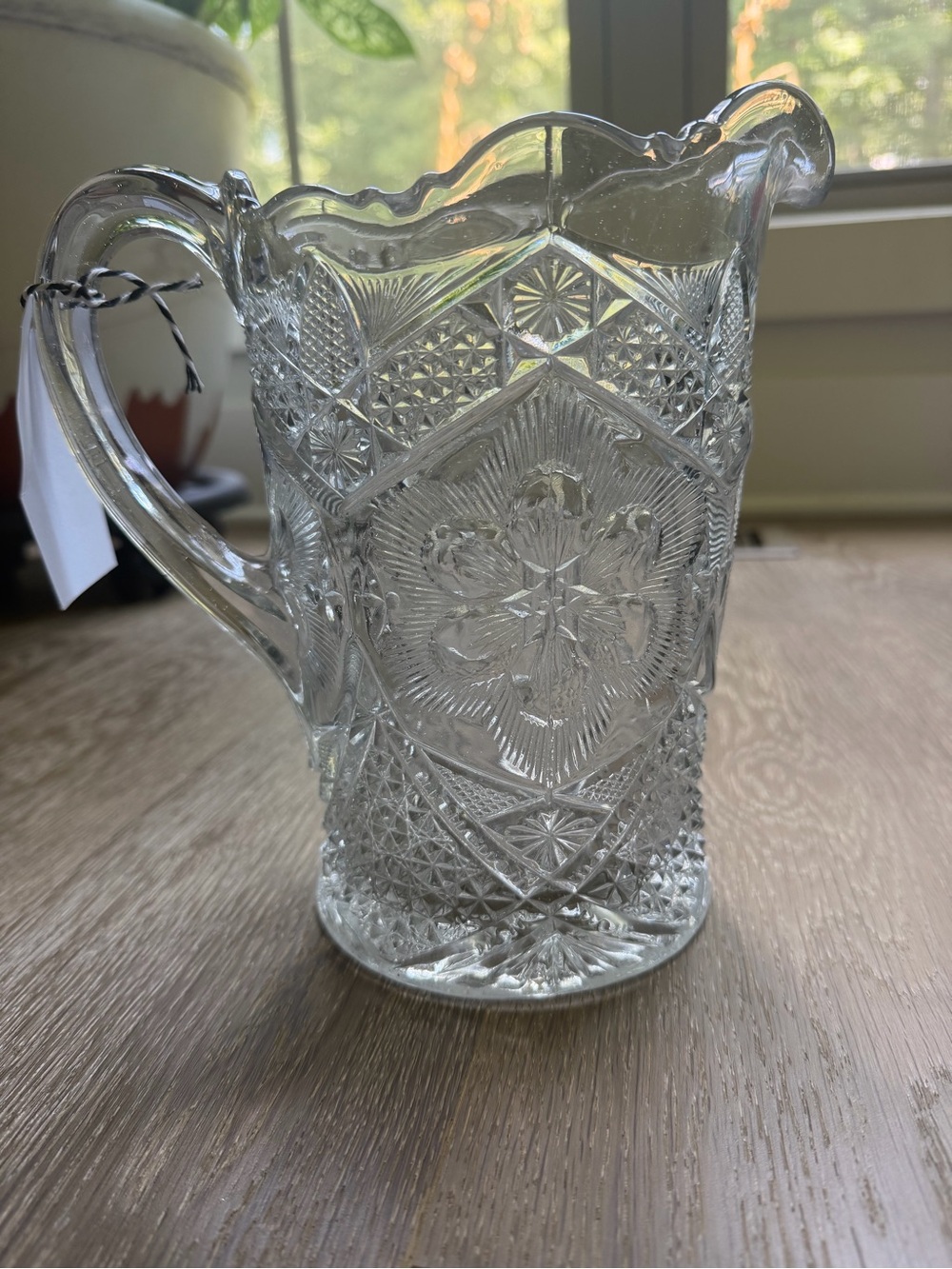 EAPG by Indiana Cut Glass Co. pattern 161 Rayed Flower or Splendor 1918